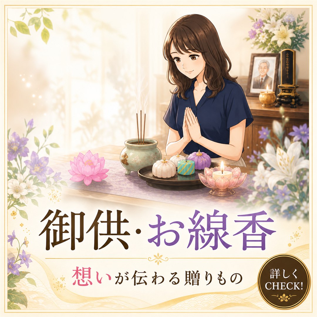 初盆の御供・お線香 想いが伝わる贈りもの